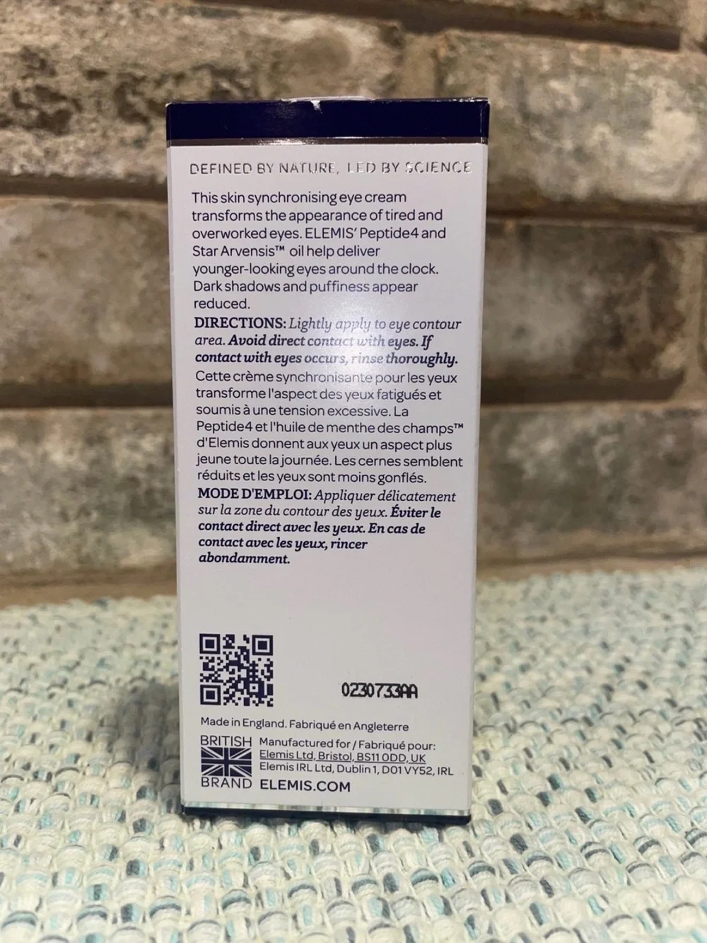 ELEMIS Peptide4 Eye Recovery Cream .5oz/15mL FULL Size  Brand New in Box